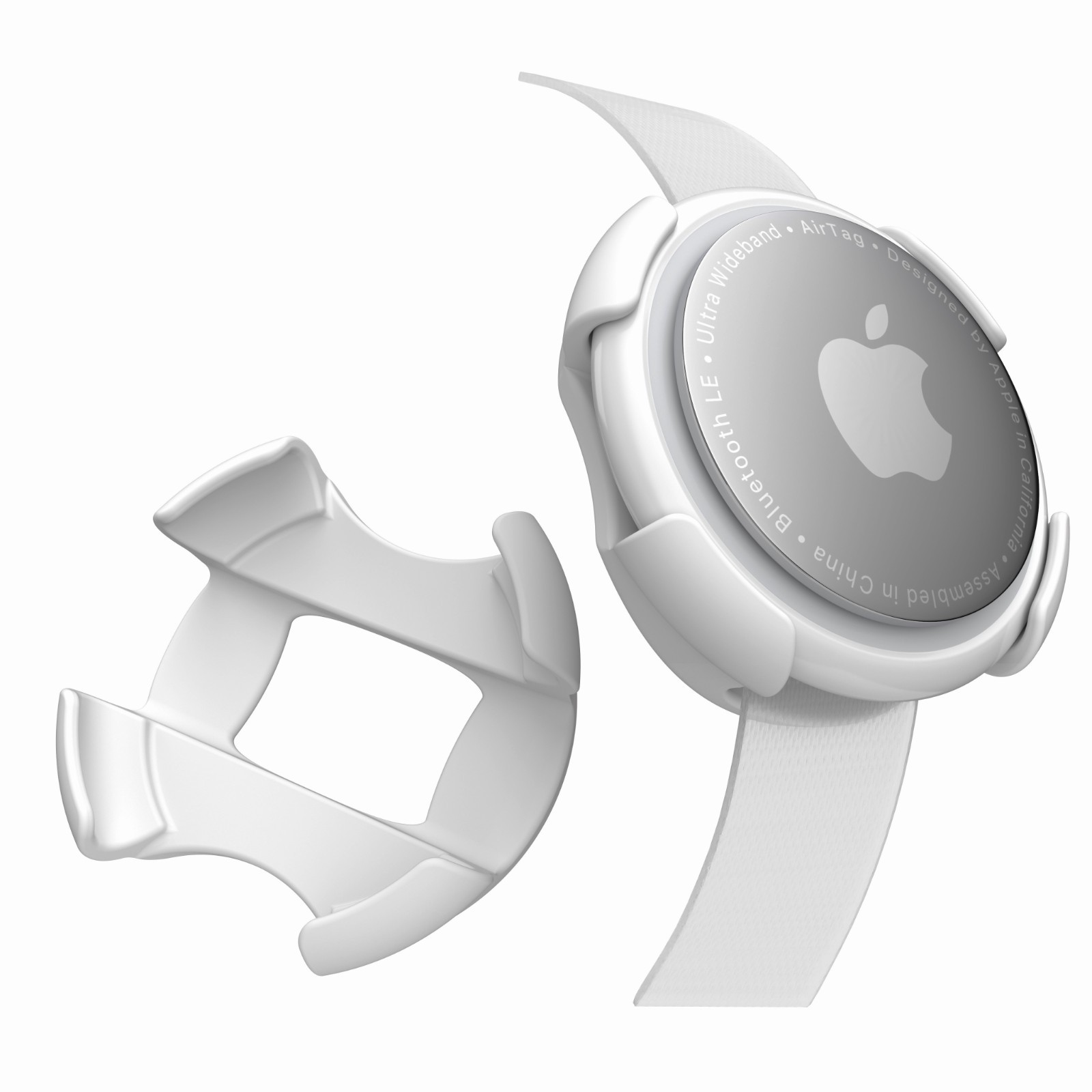 2-Set AirTag Holder for Collar, 3/8" & 5/8".  Cat Dog Kitten Puppy!  YUMPY SNAP!