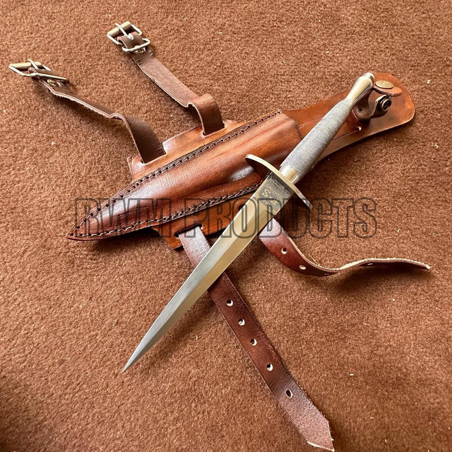 British Army Fairbairn Sykes Commando Dagger Knife Boot Dagger & sheath