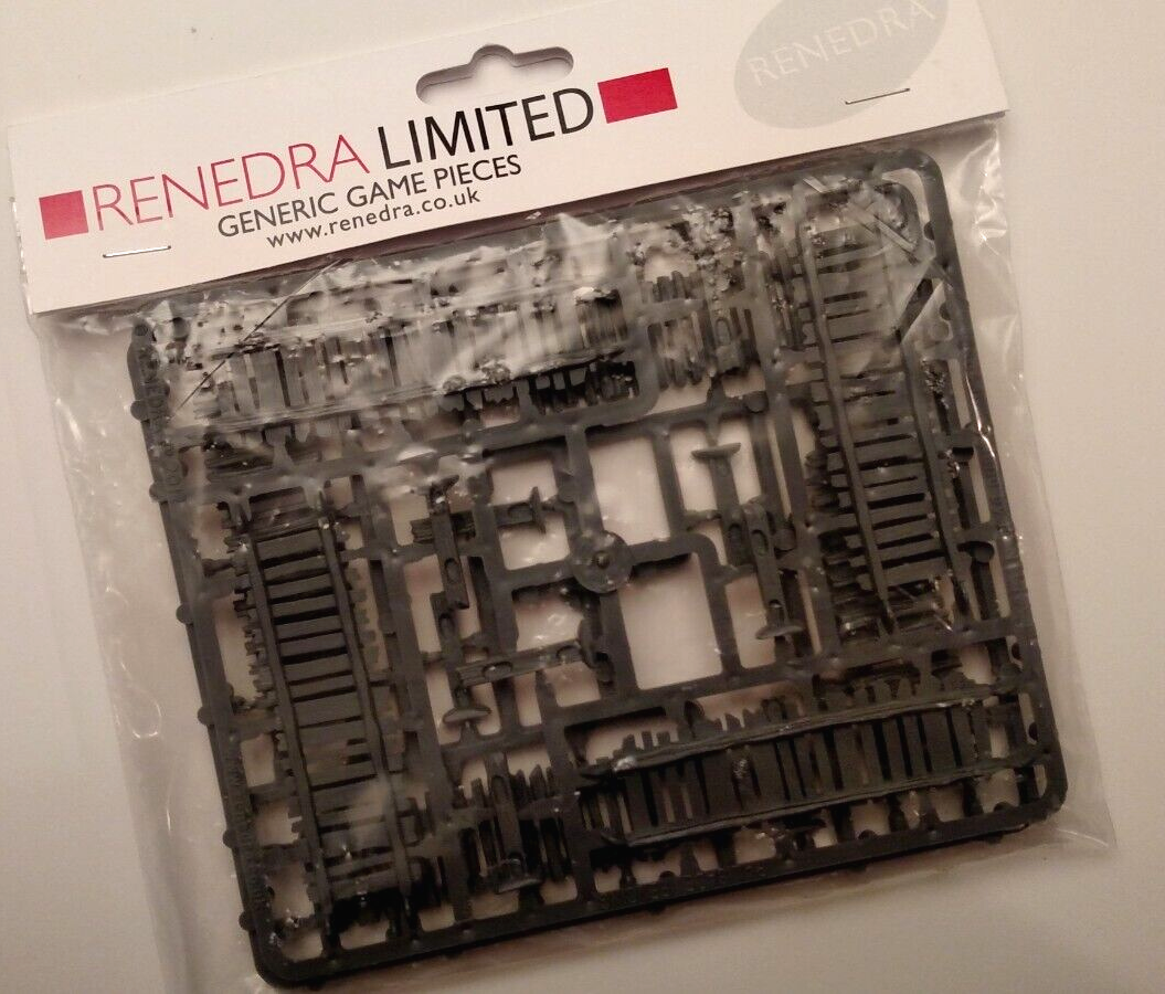 Renedra Plastic Palisade Fencing for 28mm Wargames Terrain