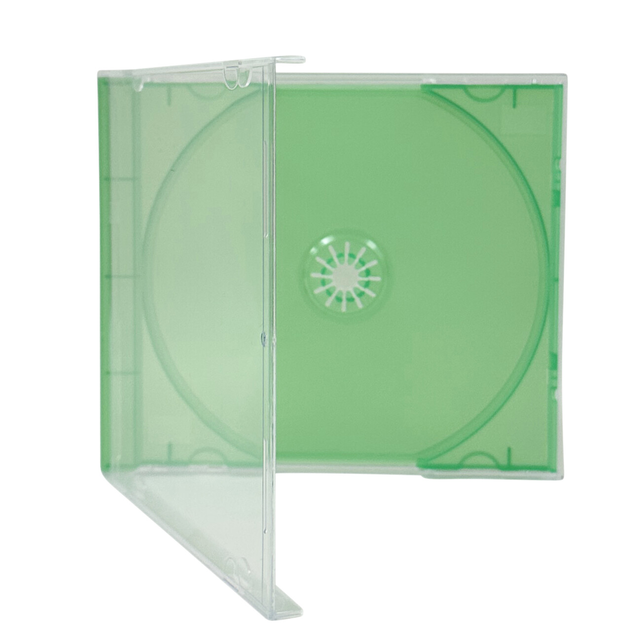 STANDARD Assorted Frosted Clear Color Tray CD Jewel Case Lot