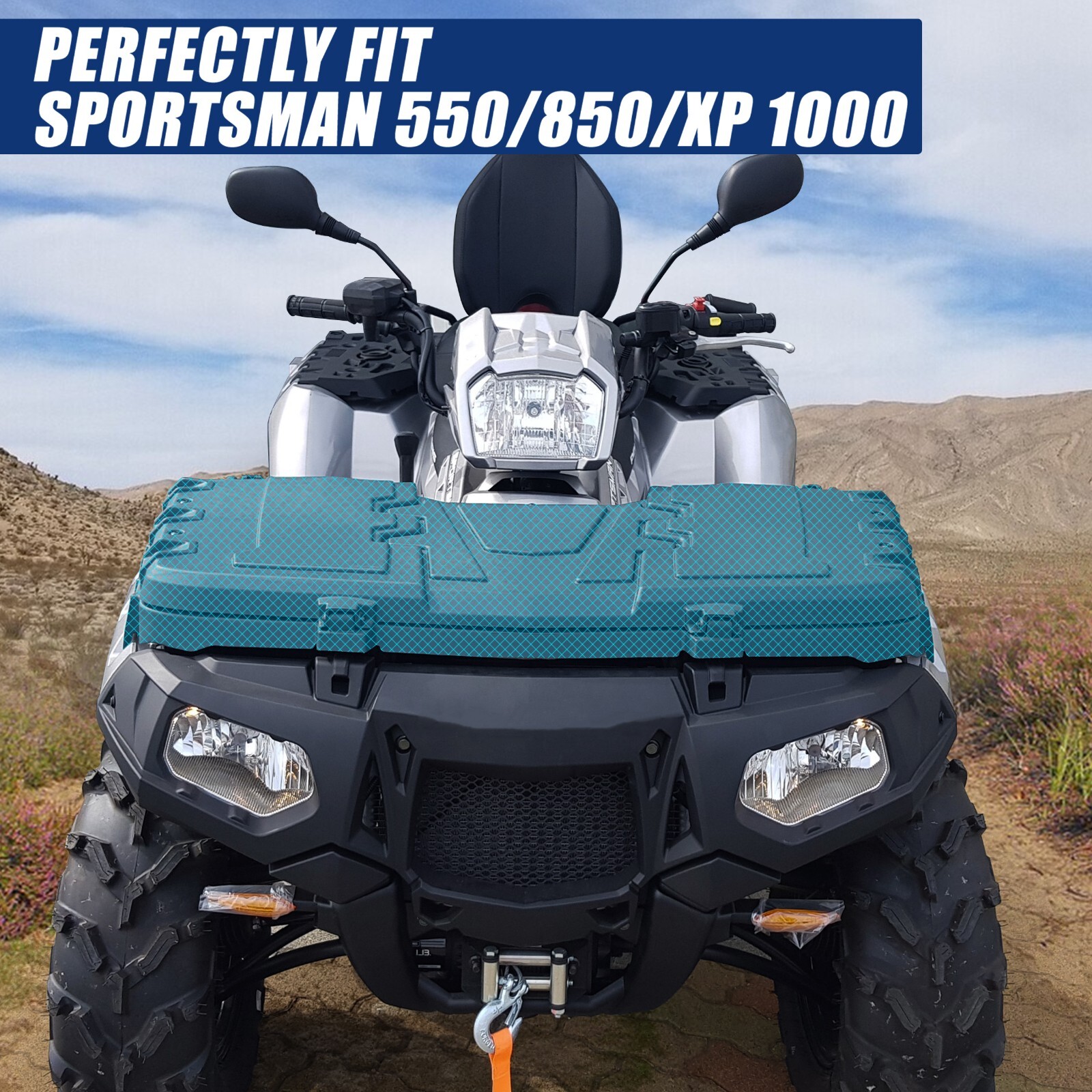 Front Cargo Storage Box Compatible with Polaris Sportsman 850/550,for 2877951
