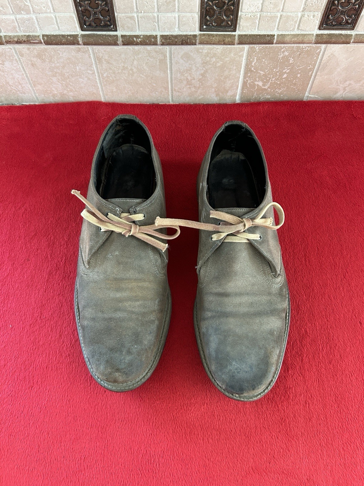 Reproduction WW1 US Army AEF Trench Pershing Boots Shoes WWI Vintage Mannequin