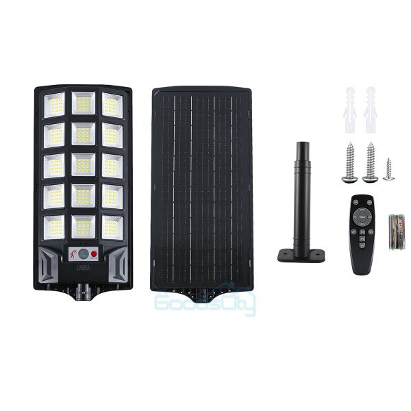 20000000LM Commercial LED Solar Street Light Outdoor Dusk to Dawn Road Area Lamp