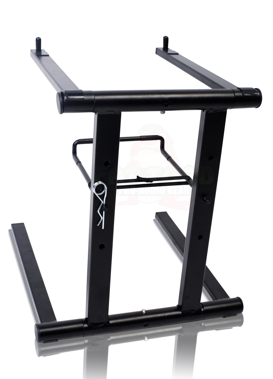 Folding DJ Laptop Stand - Computer Table Top PC Rack Clamp Mount Holder PA Gear