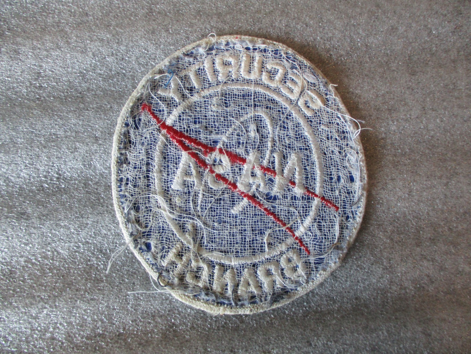 1965 NASA SECURITY BRANCH VECTOR MEATBALL + HAYES AEROSPACE SECURITY PATCHES