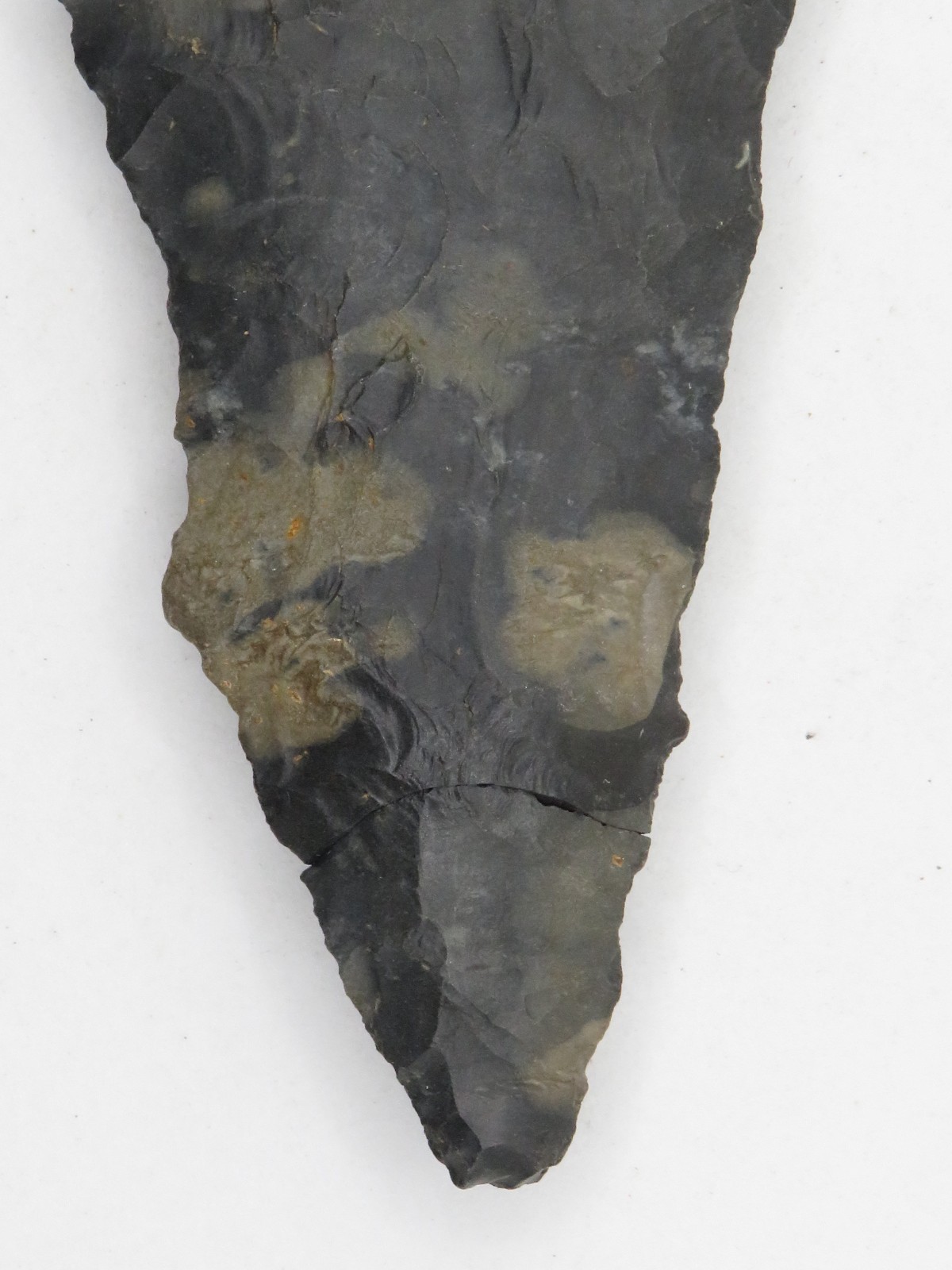 3½" SIDE NOTCHED INDIAN ARROWHEAD - AUTHENTIC with GREAT COLOR! *