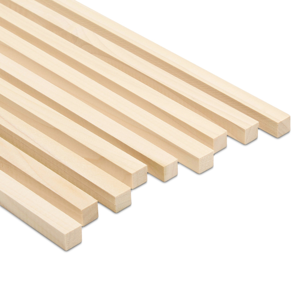 Wood Square Dowel Rods 1/2  x 48", Sticks for Crafts & Woodworking|Woodpeckers