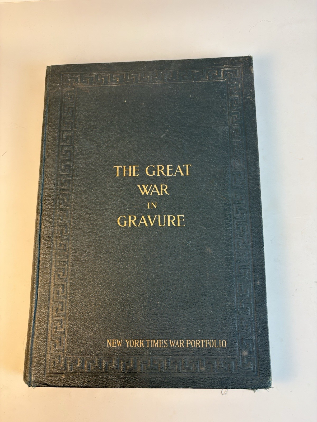 1919 Great War in Gravure WWI Photogravure Book NYTimes Portfolio – Loose Bind