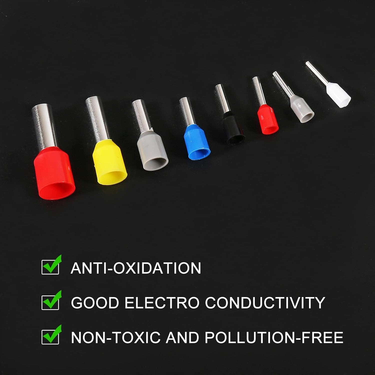 Ferrule Crimping Tool Kit Self-adjustable Wire Crimper Pliers 1200pcs Terminal