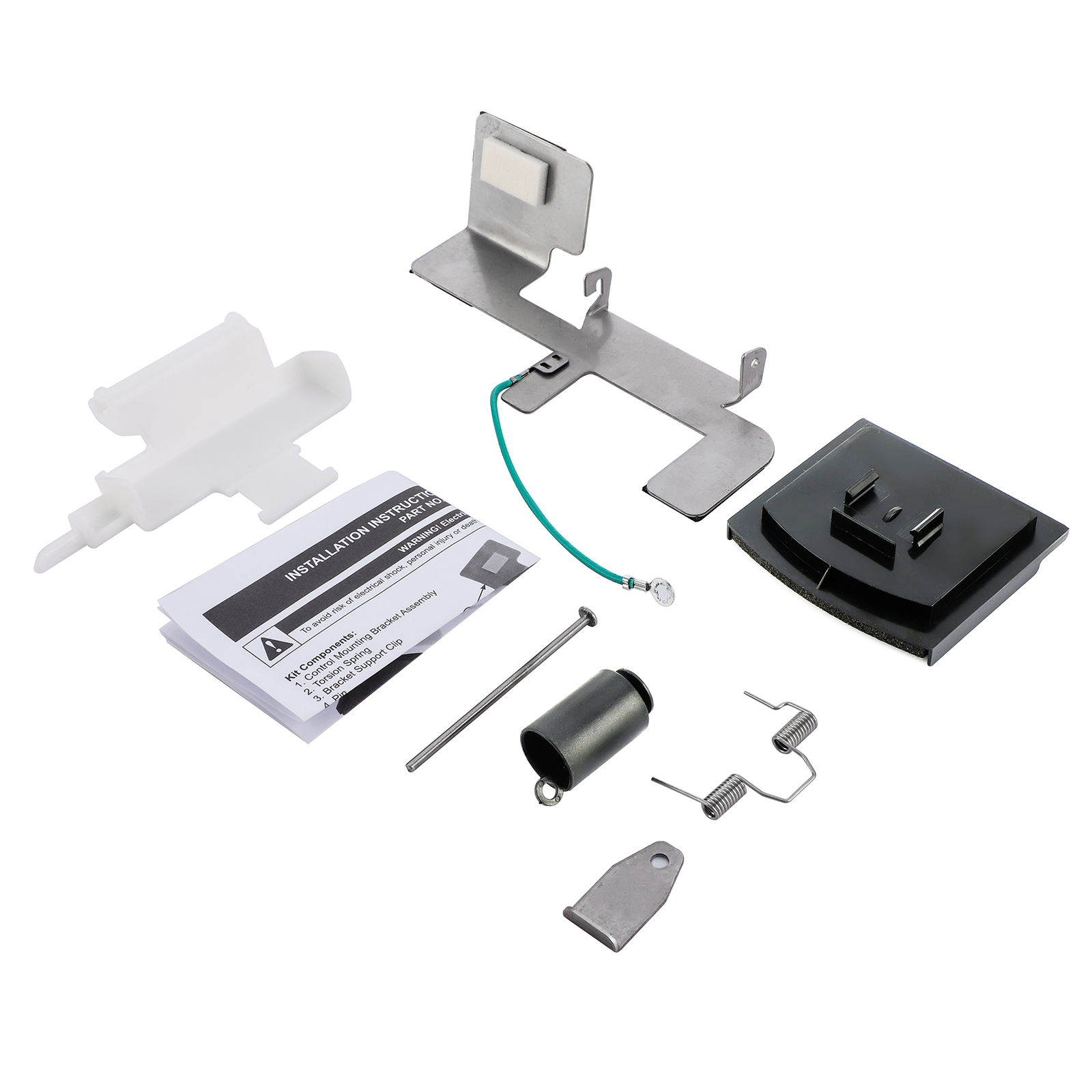 Ice Dispenser Door Chute Repair Kit for Whirlpool W10823377 WP2180353 8201756