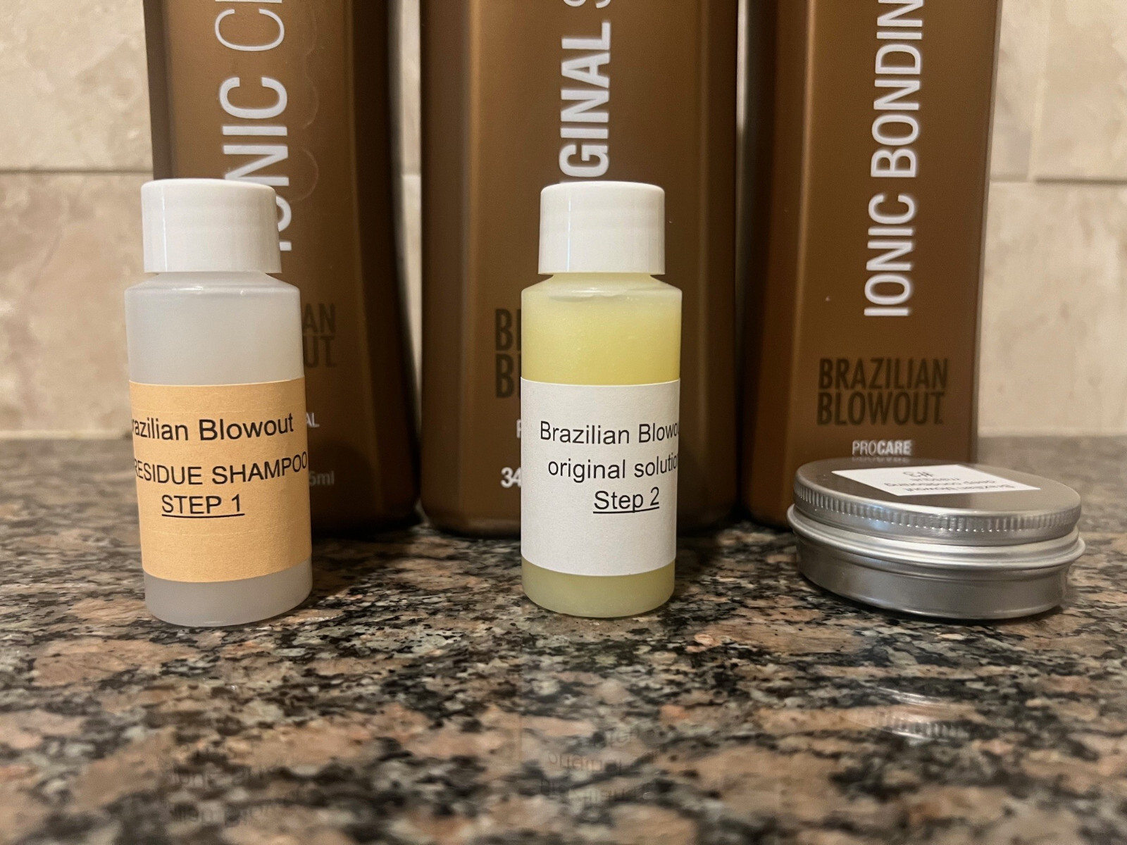 Brazilian Blowout original solution kit 1oz  y step 1-2-3  . Same day shipping.