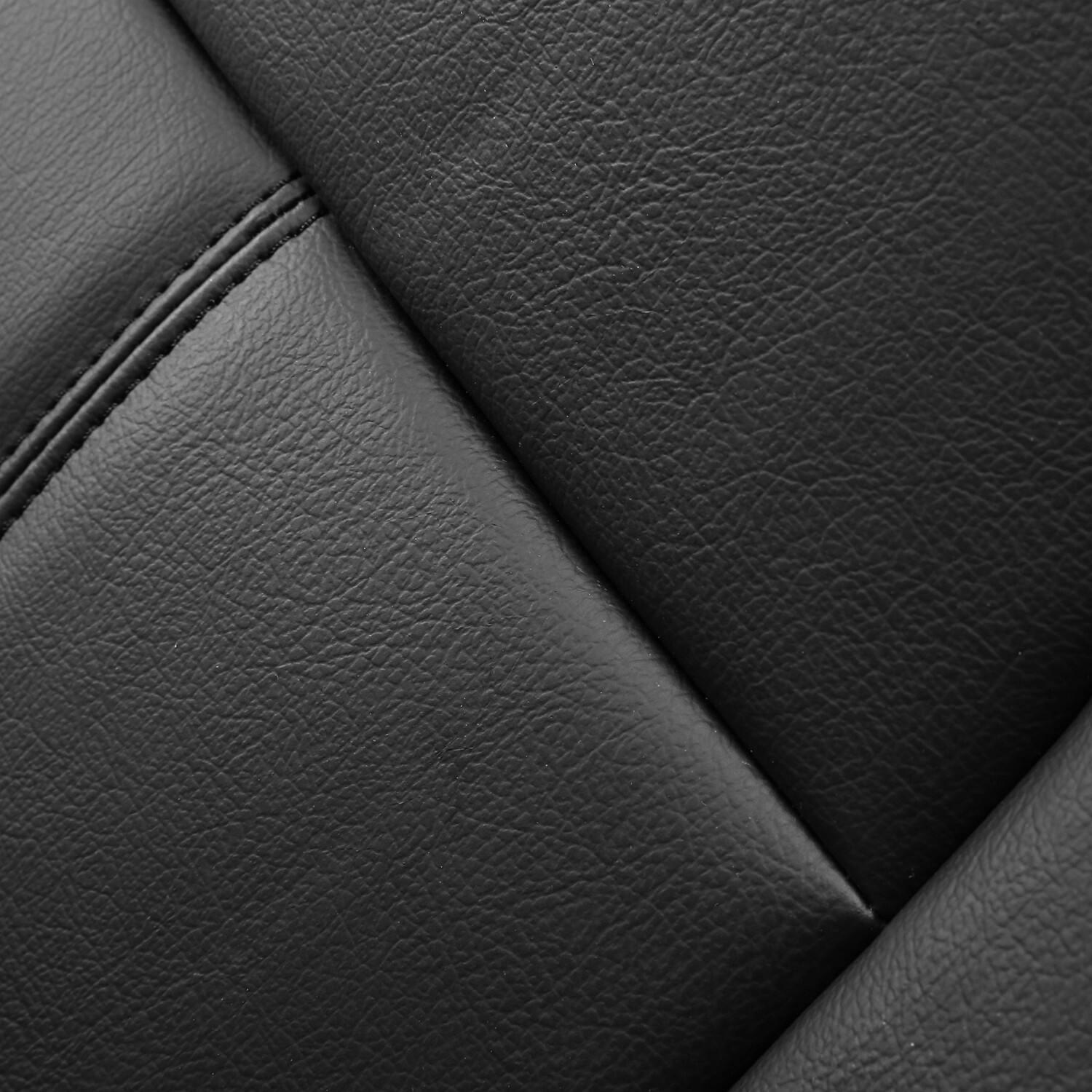 Front+Rear Black For 07-13 Chevrolet Silverado Seat Covers Extended Cab