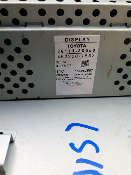 07 LEXUS GS450H INFO NAVIGATION DISPLAY SCREEN 2GRFSE 86111-30550