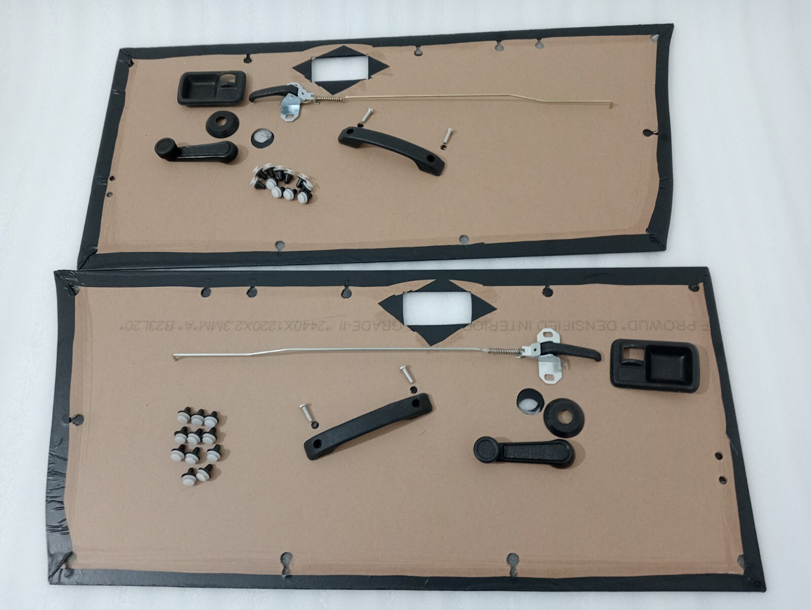 OEM SUZUKI SAMURAI SJ410 SJ413 SIERRA GYPSY INSIDE COMPLETE DOOR PANEL KIT |Fit