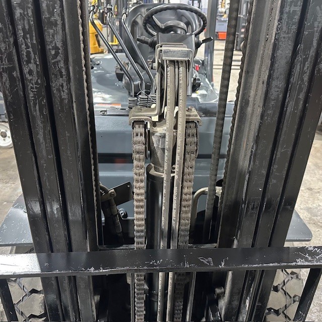 2021 Toyota 8FDU25 5000lb Used Diesel Forklift Triple Mast Sideshift 6243 Hours