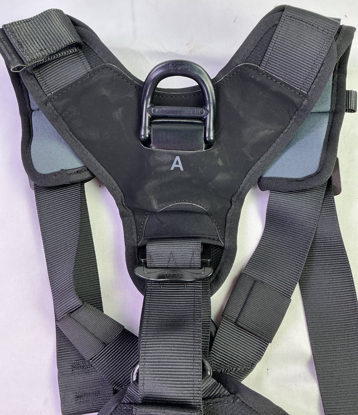 Petzl Avao Bod Croll Fast Safety Harness-Black/Grey-Size: 1