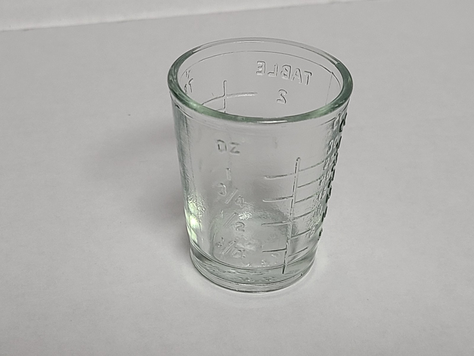Armstrong Cork Co. Vintage Glass Medicine Measuring Cup OZ CC TSP TBSP 1965 USA
