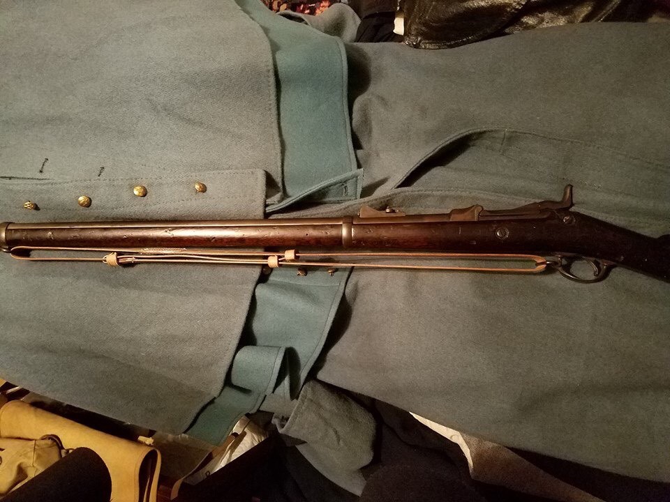 M1866 Leather Two-Piece Sling for 1866 and later Trapdoor Springfield Rifles