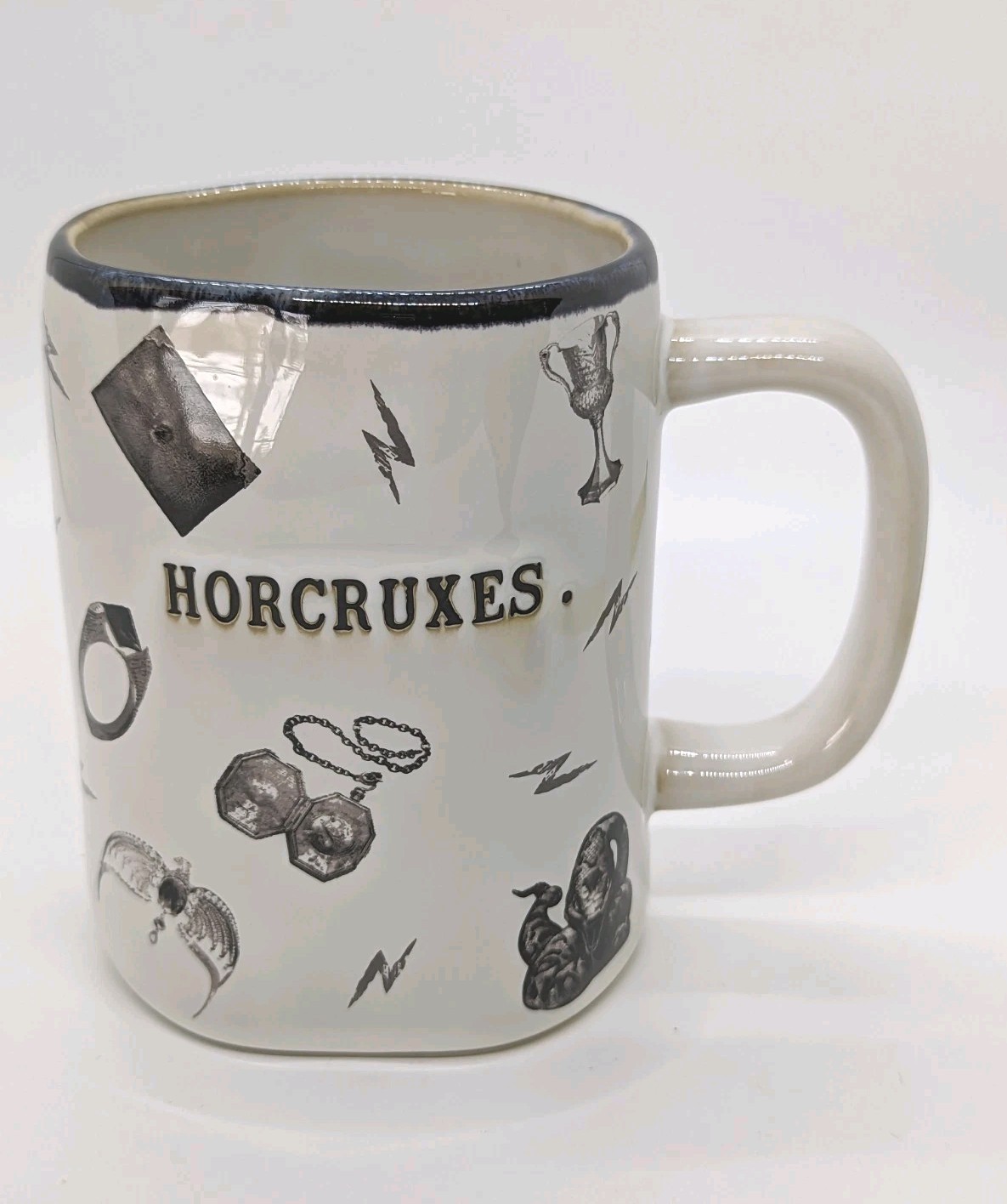 HORCRUXES . Harry Potter Rae Dunn Mug Collectible Wizard Magic Fantasy 20oz