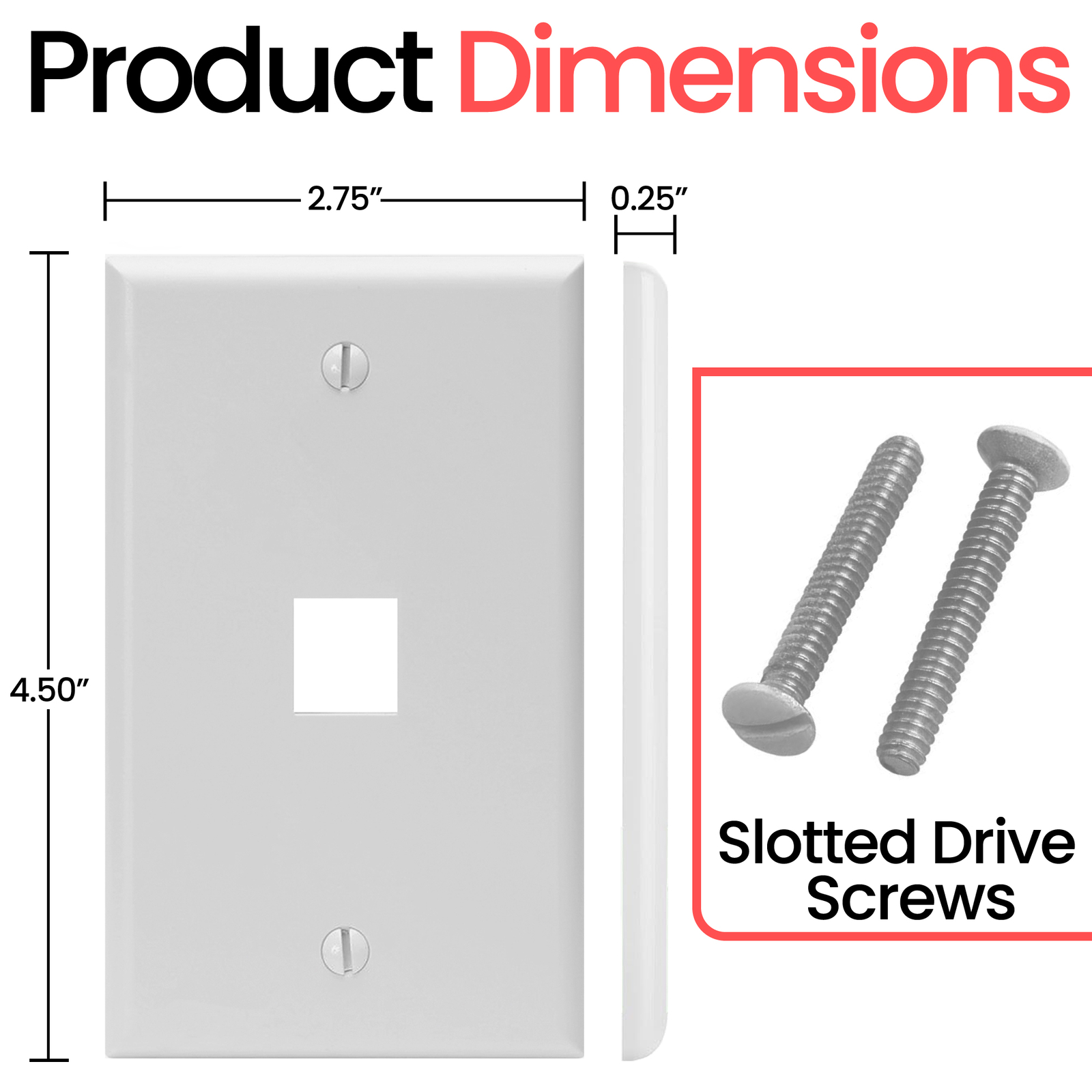 Keystone RJ45 Wall Plate Jack Insert CAT5e CAT6 White Lot