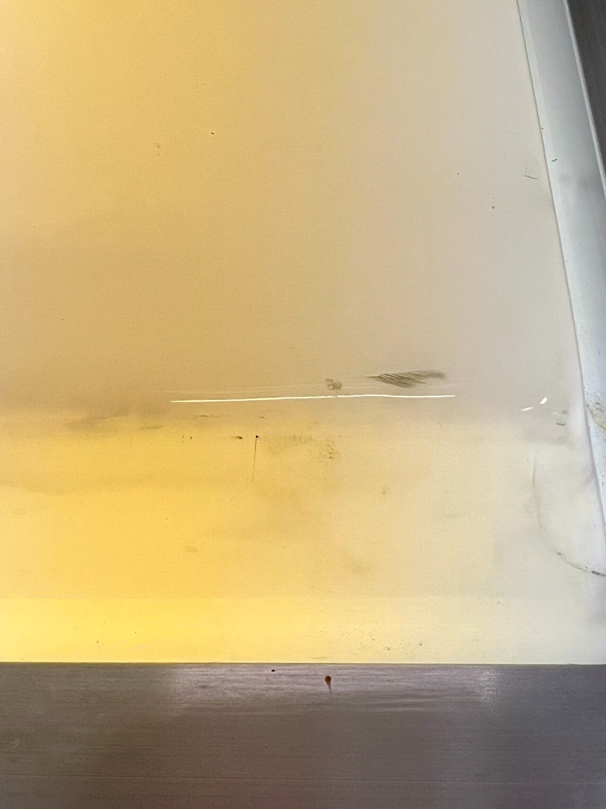 BF Goodrich Lighted Tire Dealer Sign White Blue Letters Single Sided Hanging