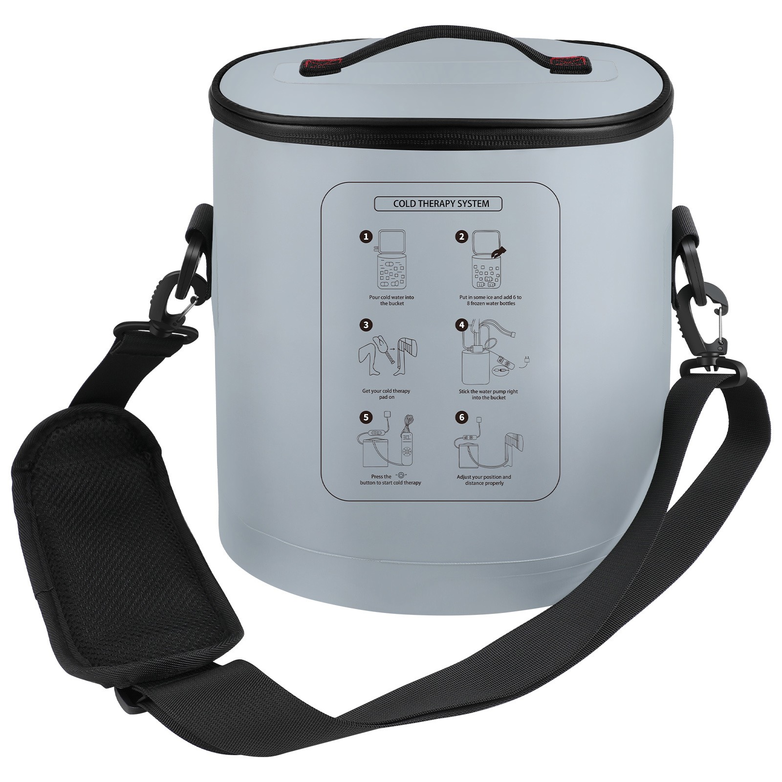Cold Therapy Machine w Programmable Timer Portable Ice Machine For Knee Recovery