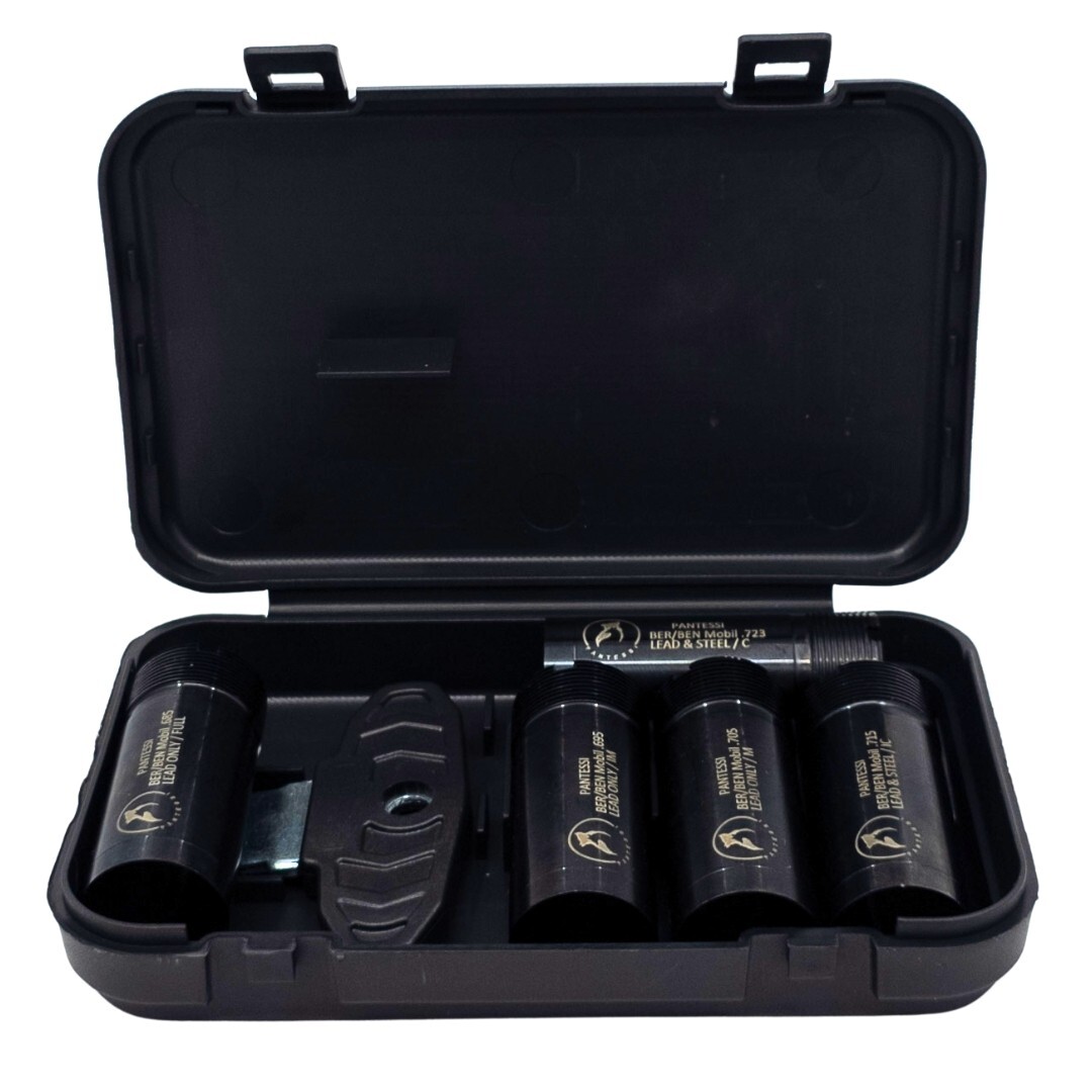 Beretta/Benelli Mobil Thread 12ga Flush Choke Tubes Set 5 pcs Black Pantessi