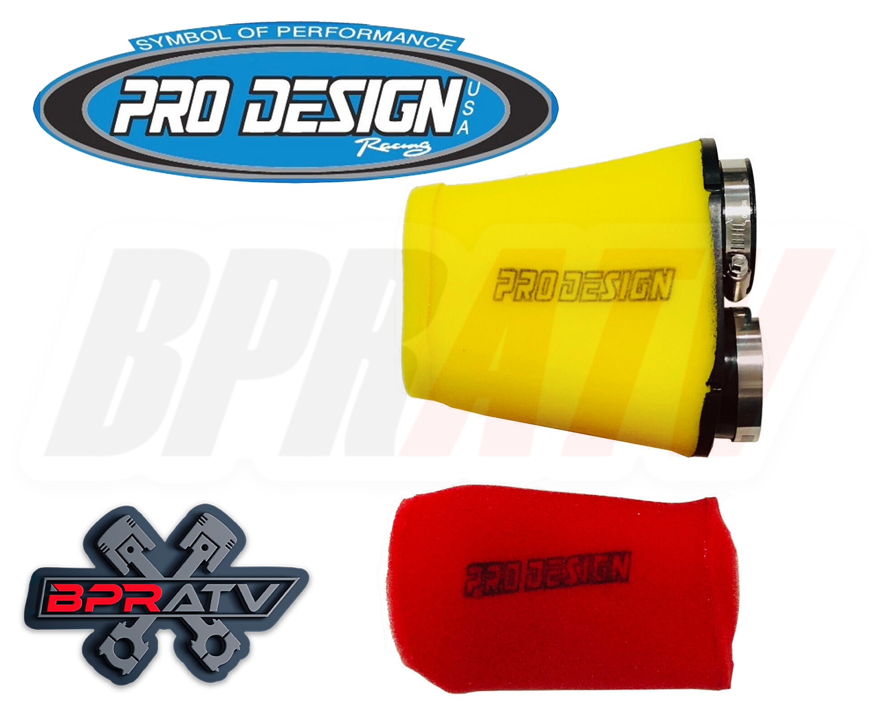 Pro Design Pro Flow Foam Replacement Filter Intake Yamaha Raptor 660 660 PD-205A