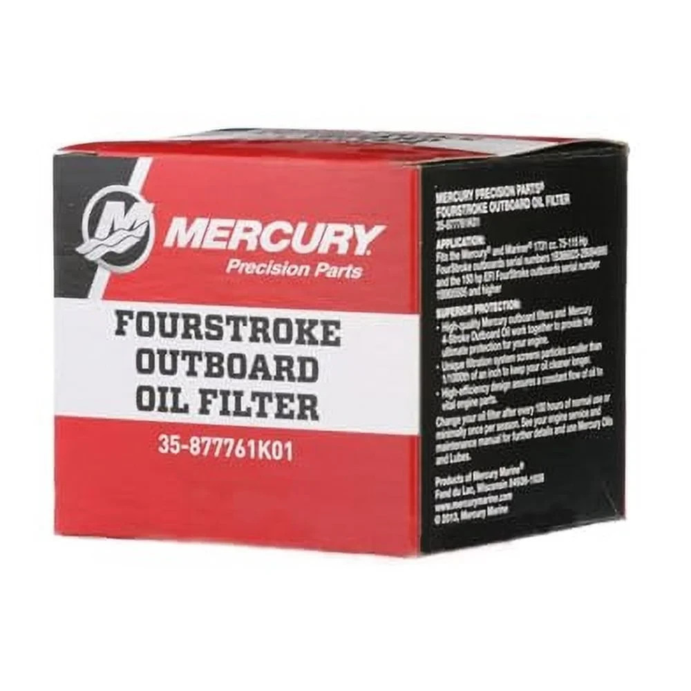 Mercury Marine Mercruiser New OEM 4-Stroke Outboard Oil Filter, 35-877761K01