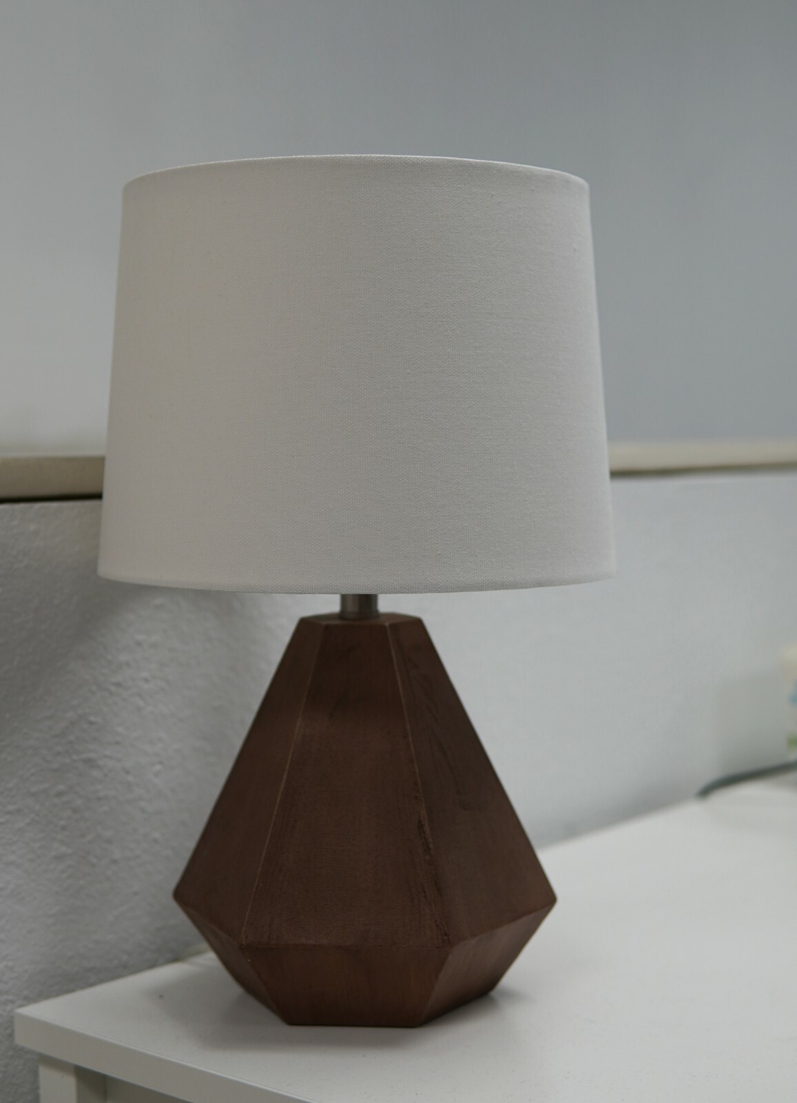 Uno Fitter Off White Fabric Lampshade 9"x10"x7.5" for Small Lamp