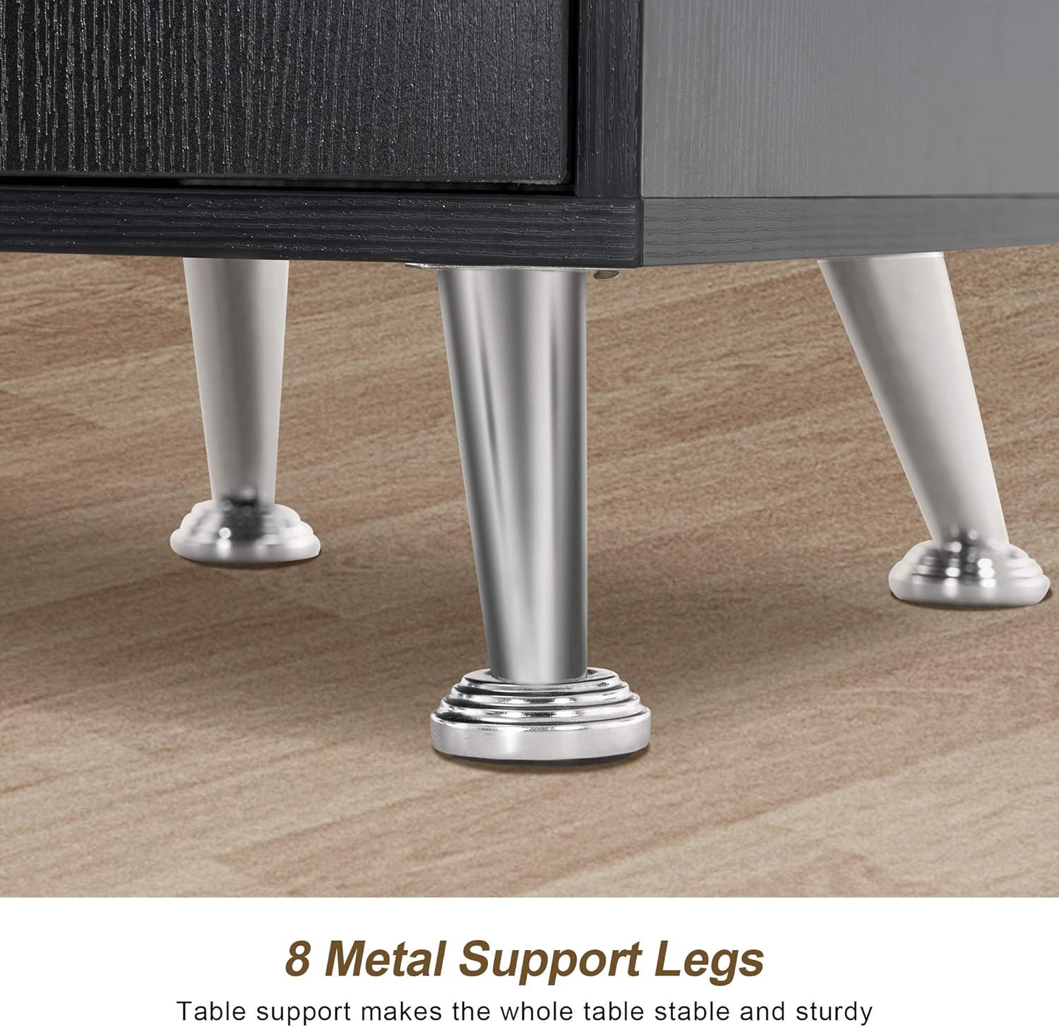 BarberPub 2611 Manicure Table Nail Makeup Desk Workstation