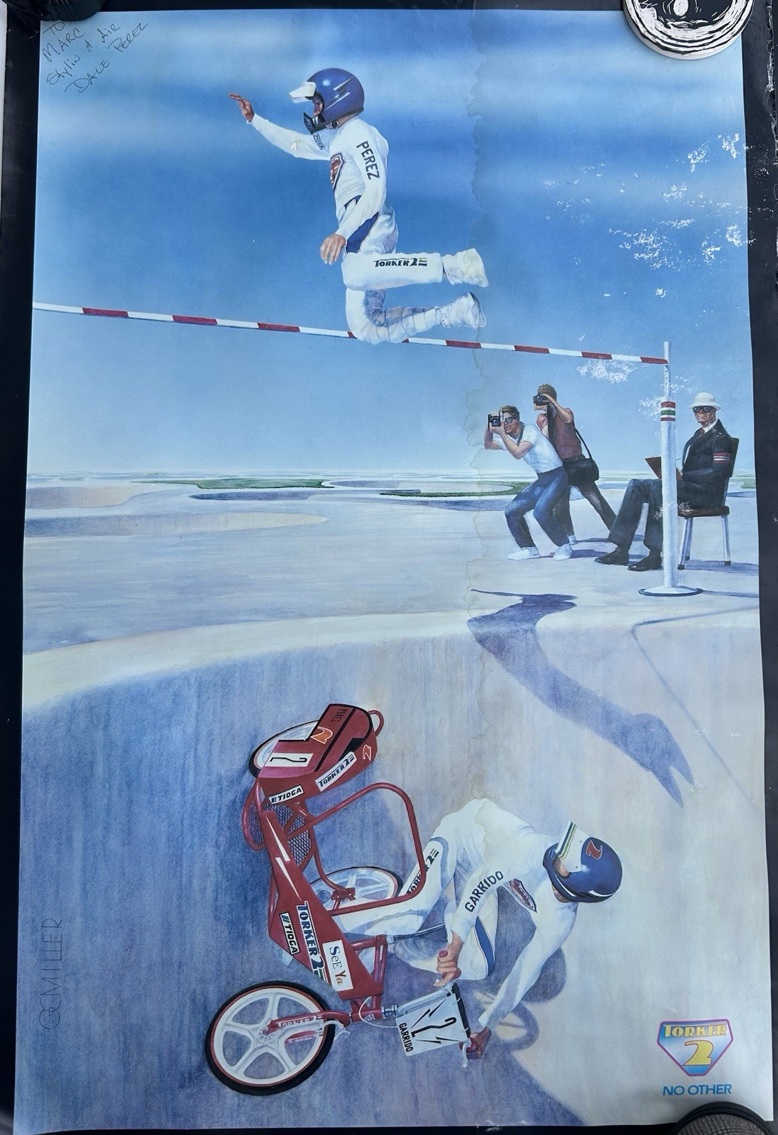 Vintage Bicycle Poster Lot - Near Mint Condition - 9 posters