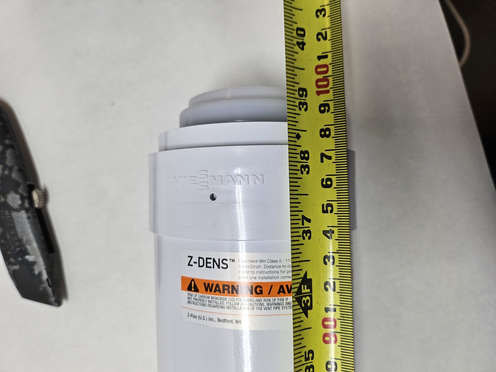 Viessmann 7664 140 Flue Straight Pipe 60/100