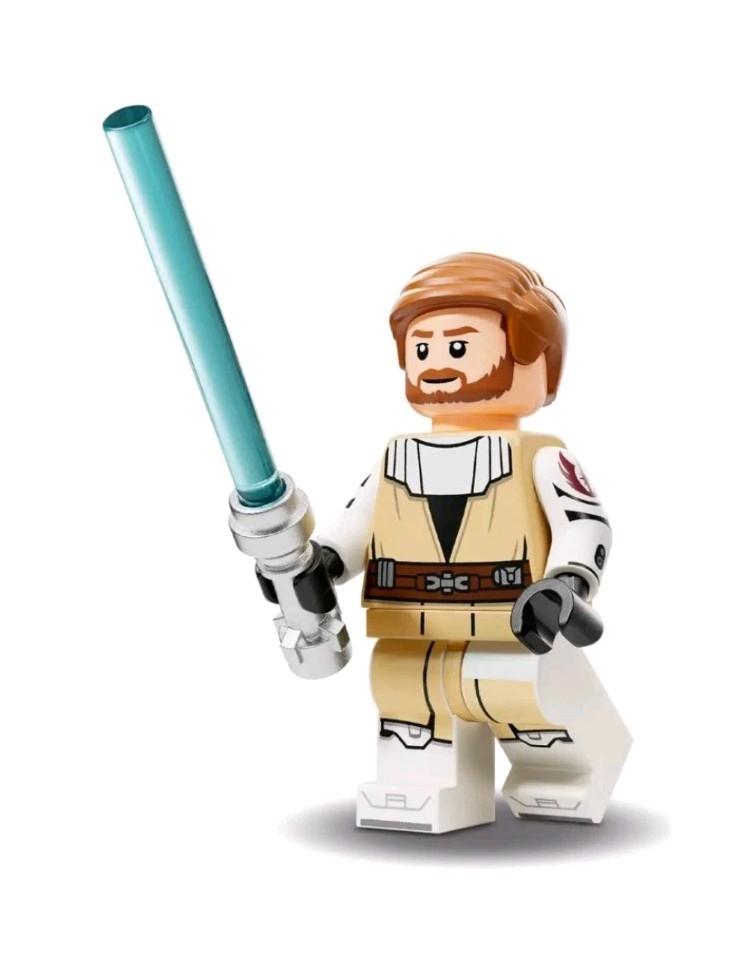 LEGO Star Wars Obi-Wan Kenobi Minifigure From Set 75432. V-19 Torrent.