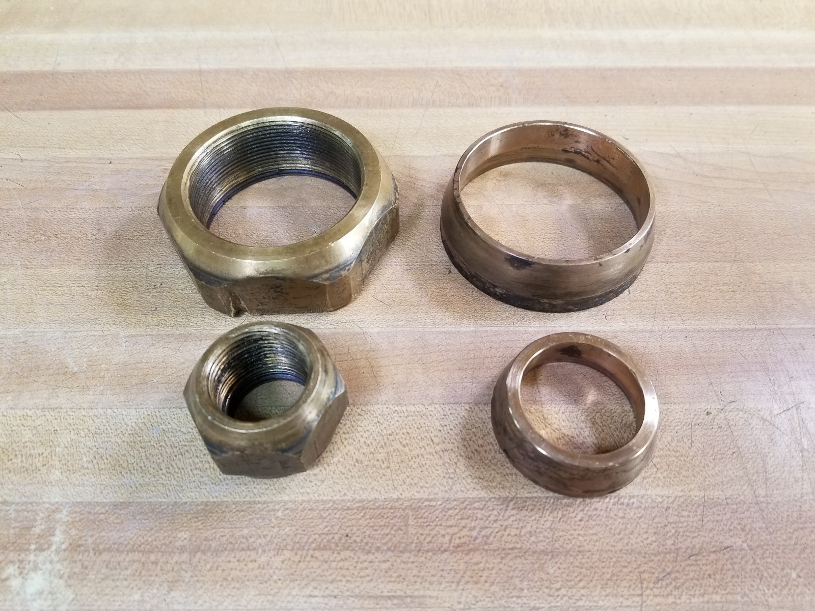 Mercruiser Bravo 3 Prop Hardware Kit - Inner & Outer Thrust Washers & Nuts Set