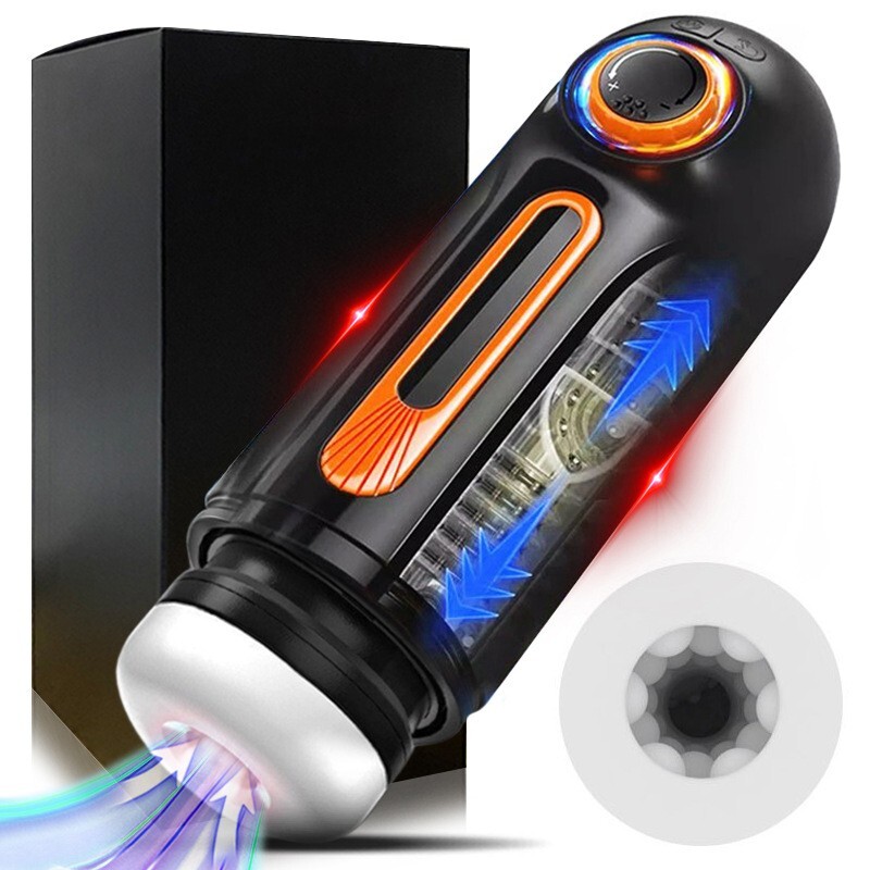 Automatic Male Sucking Masturbaters Cup HandsFree Thrusting Stroker Men Sex Toys