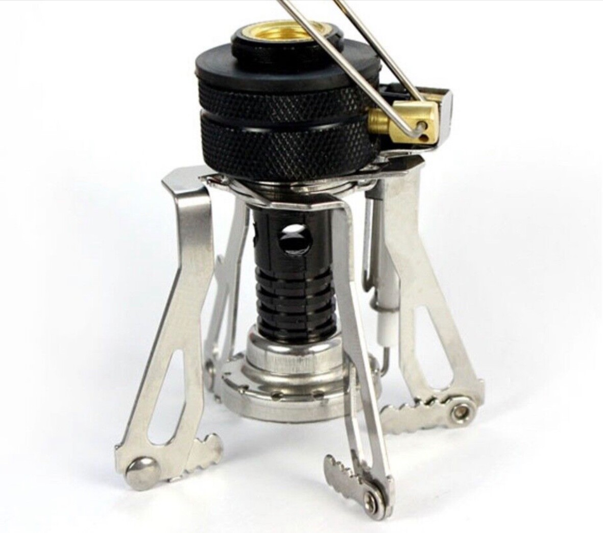 Portable Outdoor Picnic Gas Burner Foldable Camping Mini Steel Stove Case New