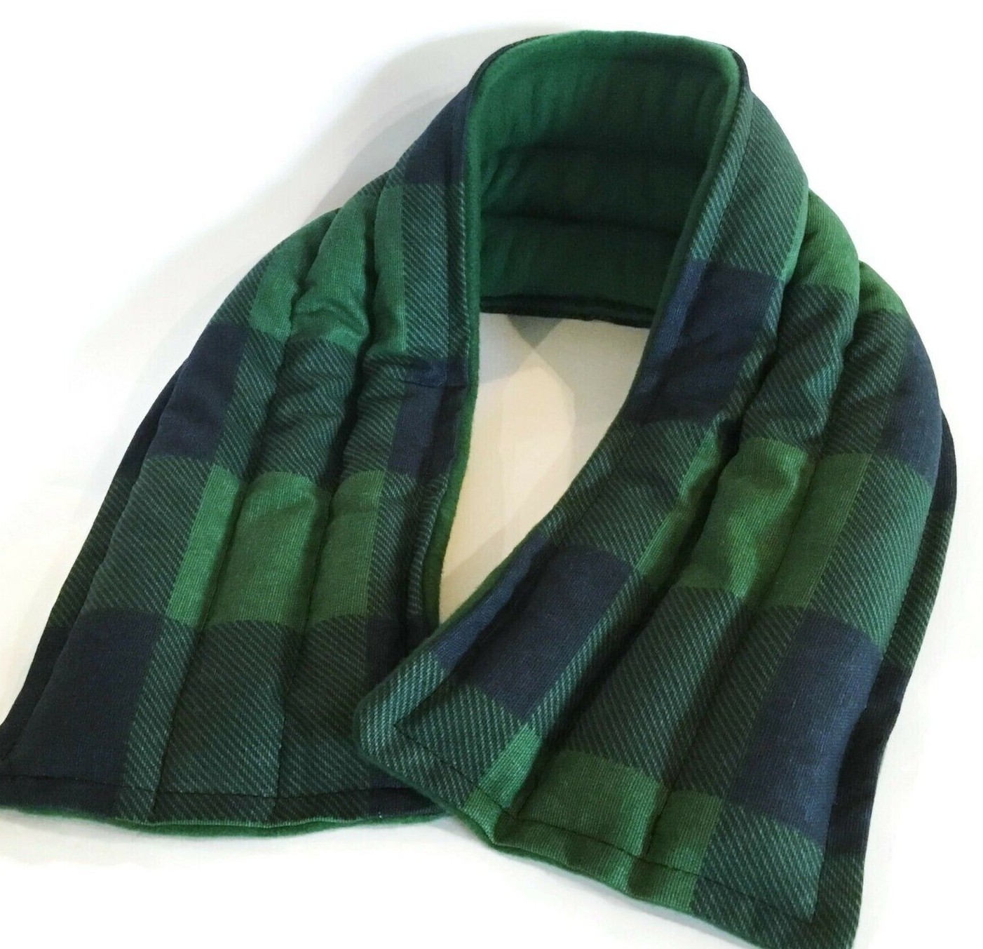 Long Heat Pad Neck Wrap, Sectioned XL Heating Pack, Rice Bag, Microwave Warmer