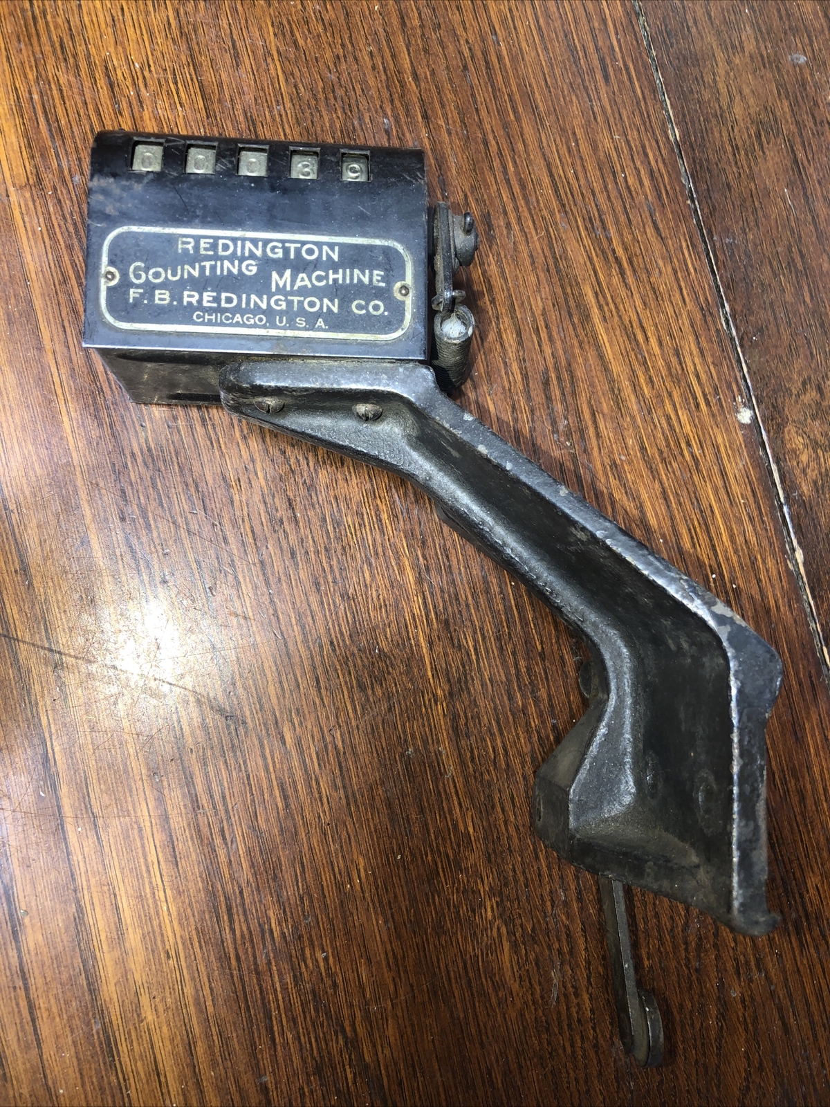 VINTAGE REDINGTON COUNTING MACHINE HAY BALE COUNTER COMPLETE&WORKING