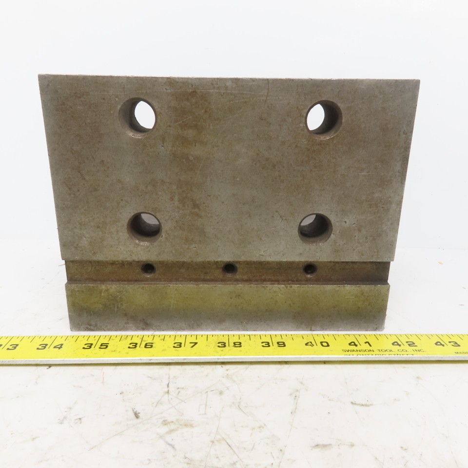 6" x 6" x 8" Steel Precision Right Angle Plate Mill Machining Set-Up Fixture