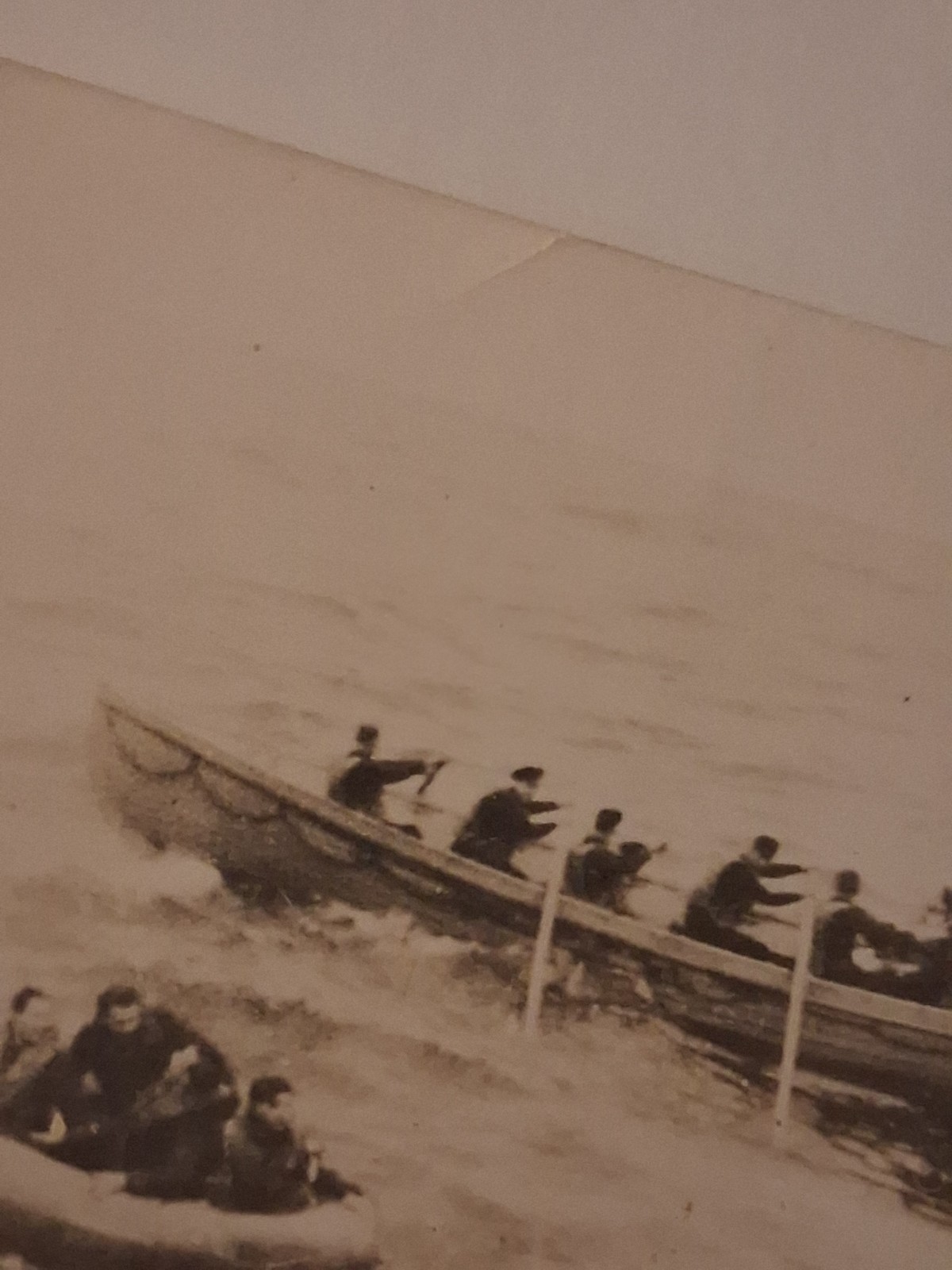 WW2 Germany. The sailor of battelship "Admiral Graf Spee" Rescue Rafts