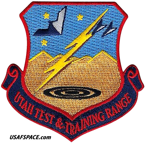UTAH TEST & TRANING RANGE - UTTR - DOD USAF -HILL AFB, UT-ORIGINAL VEL PATCH