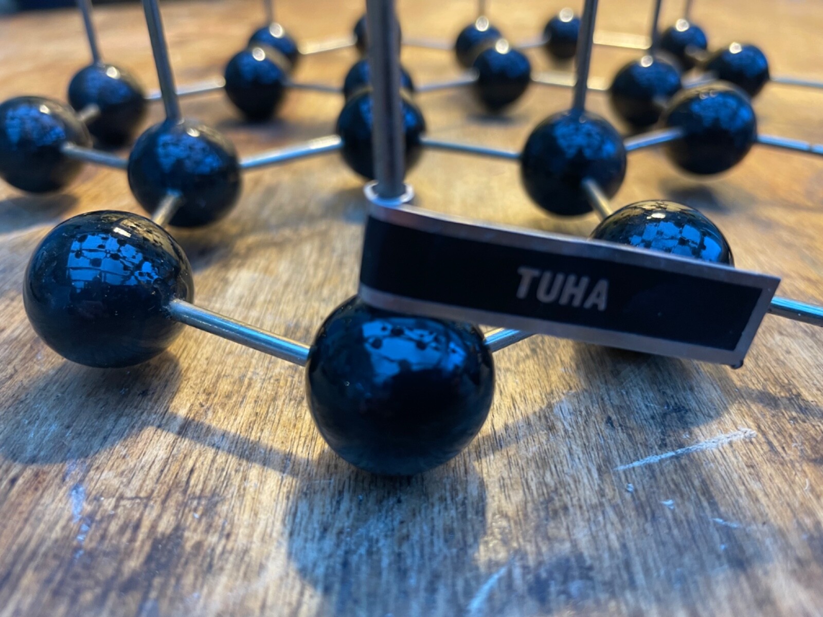 Vintage GRAPHITE educational atomic molecular model chemistry crystal structure