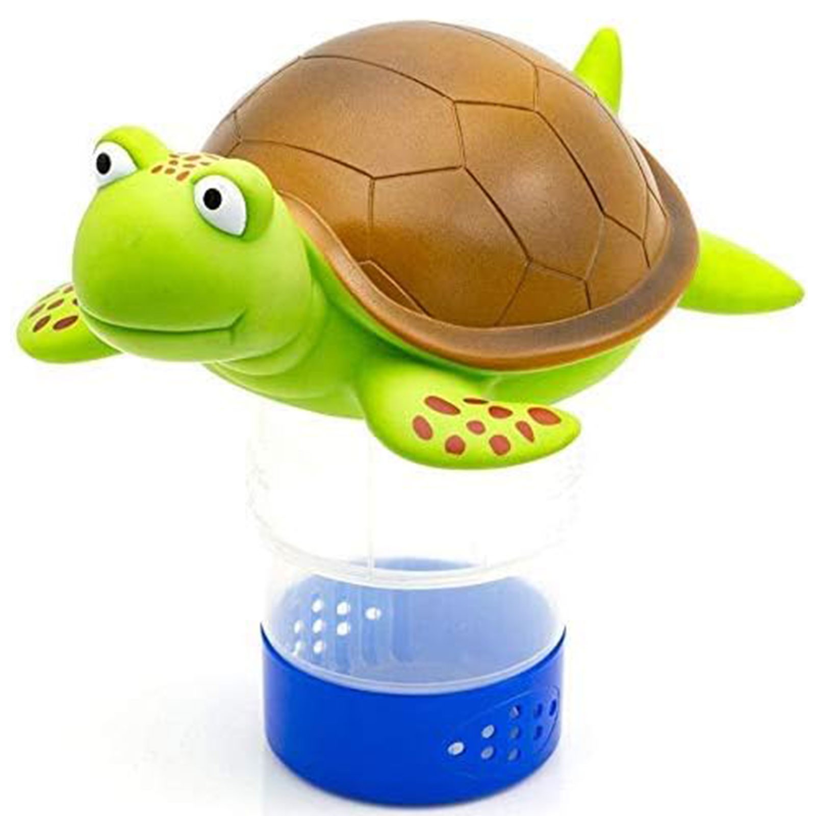 Turtle Pool Chlorine Floater, Floating Pool Chlorine Dispenser Fits 3" Tabs