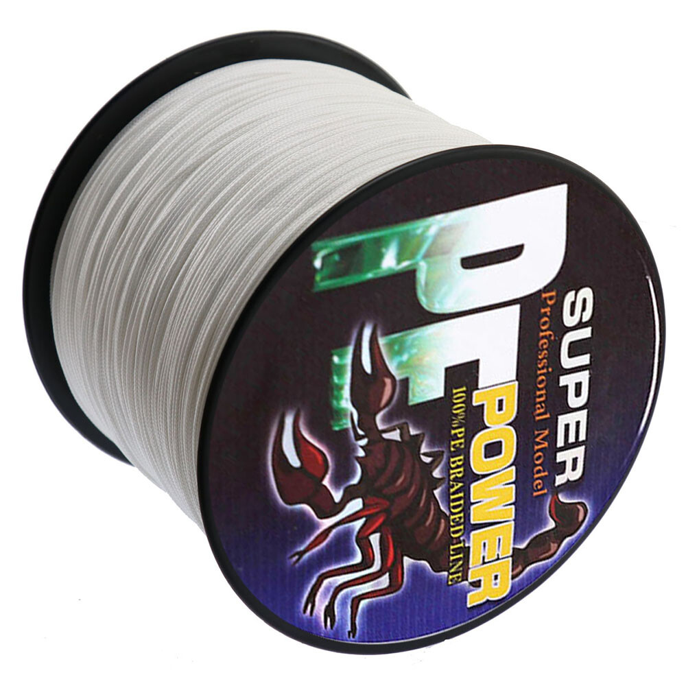 16 Strands 100M-2000M 20lbs-500lbs White Hollow pe Dynema Braided Fishing Line