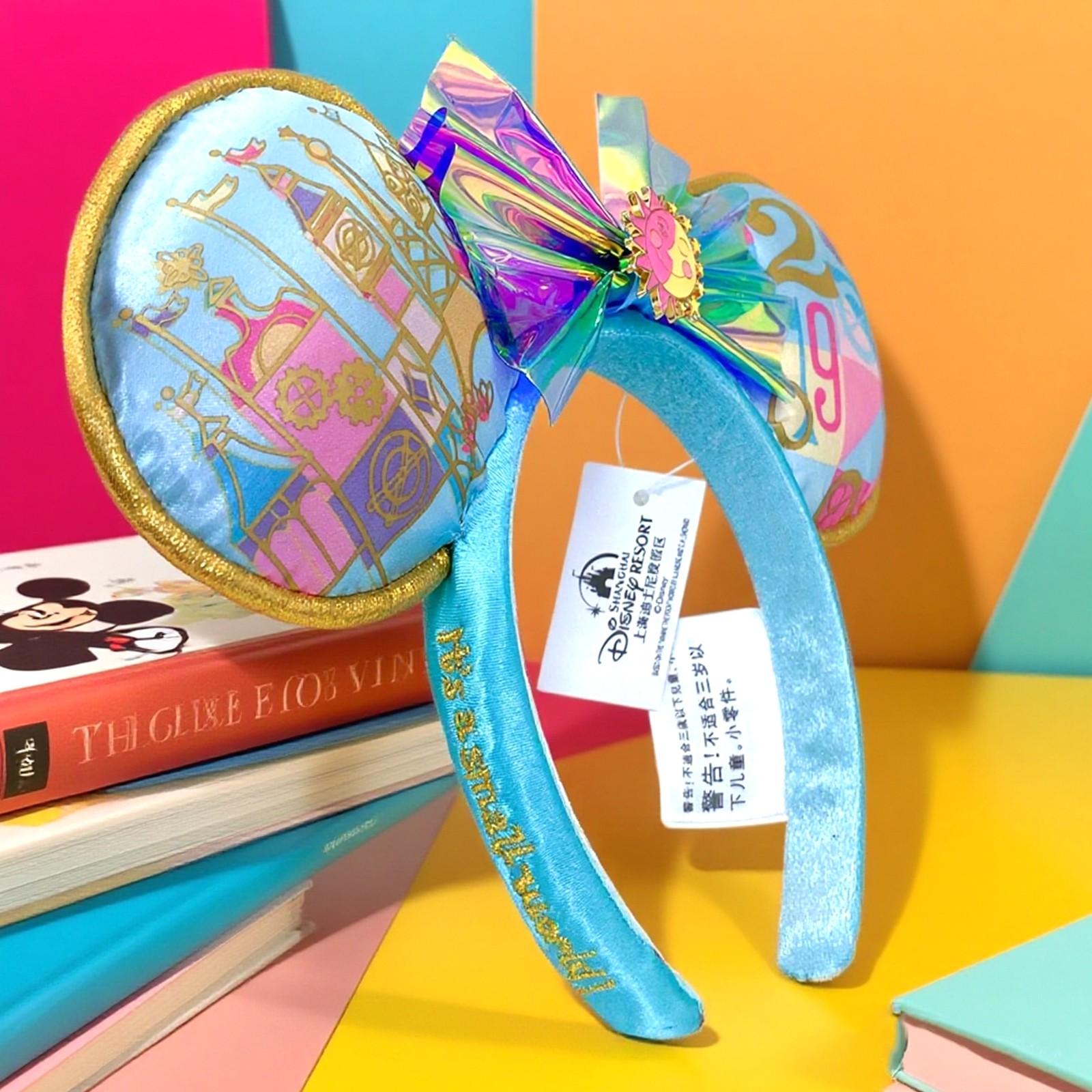 Disney Parks It’s a Small World Minnie Mouse Ears Paris 2025 Headband US POST