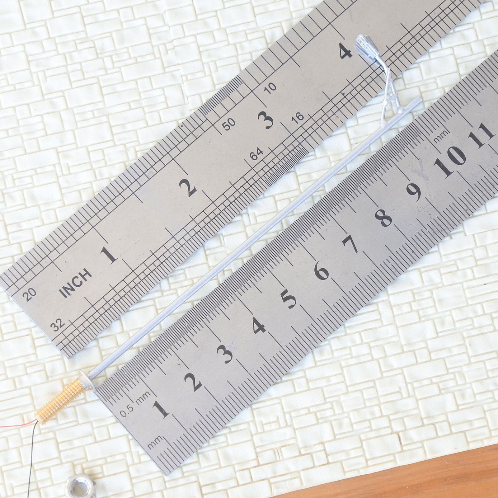 10 x HO scale street lights model railroad modern LED station lamp posts #SL002