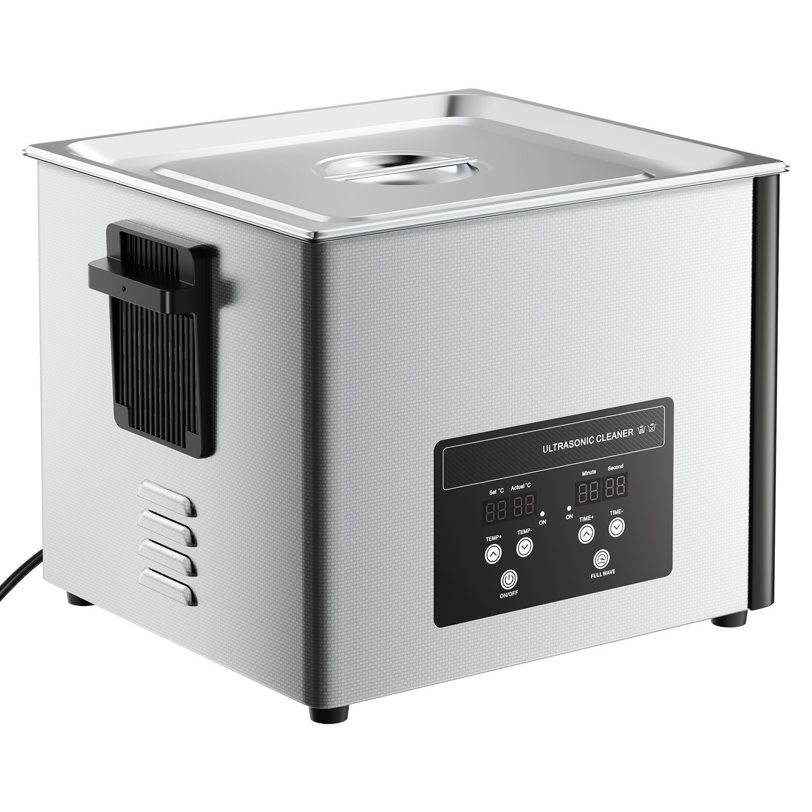 Uimoso 15L Ultrasonic Cleaner with Digital Timer & Heater Jewelry Cleaner 240W