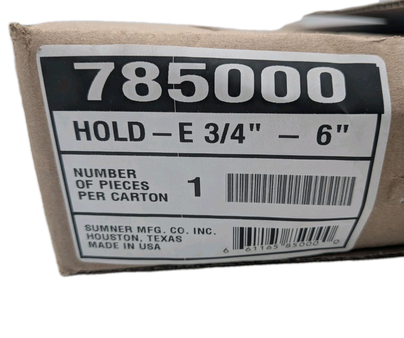 Sumner 785000 Hold-E Pipe Clamp, For 3/4 in to 6 in Pipe