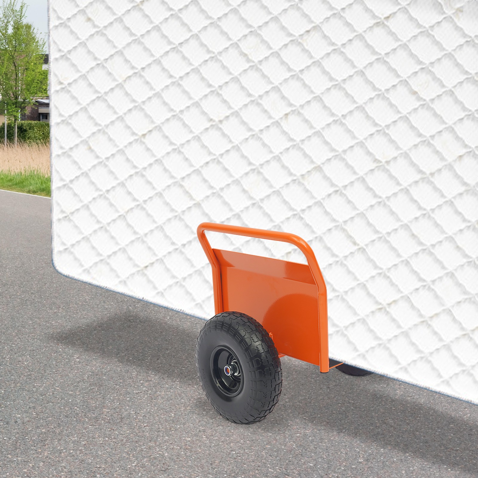 Slab Dolly, Heavy Duty Panel Dolly Cart, Panel Dolly with 10-Inch Tires